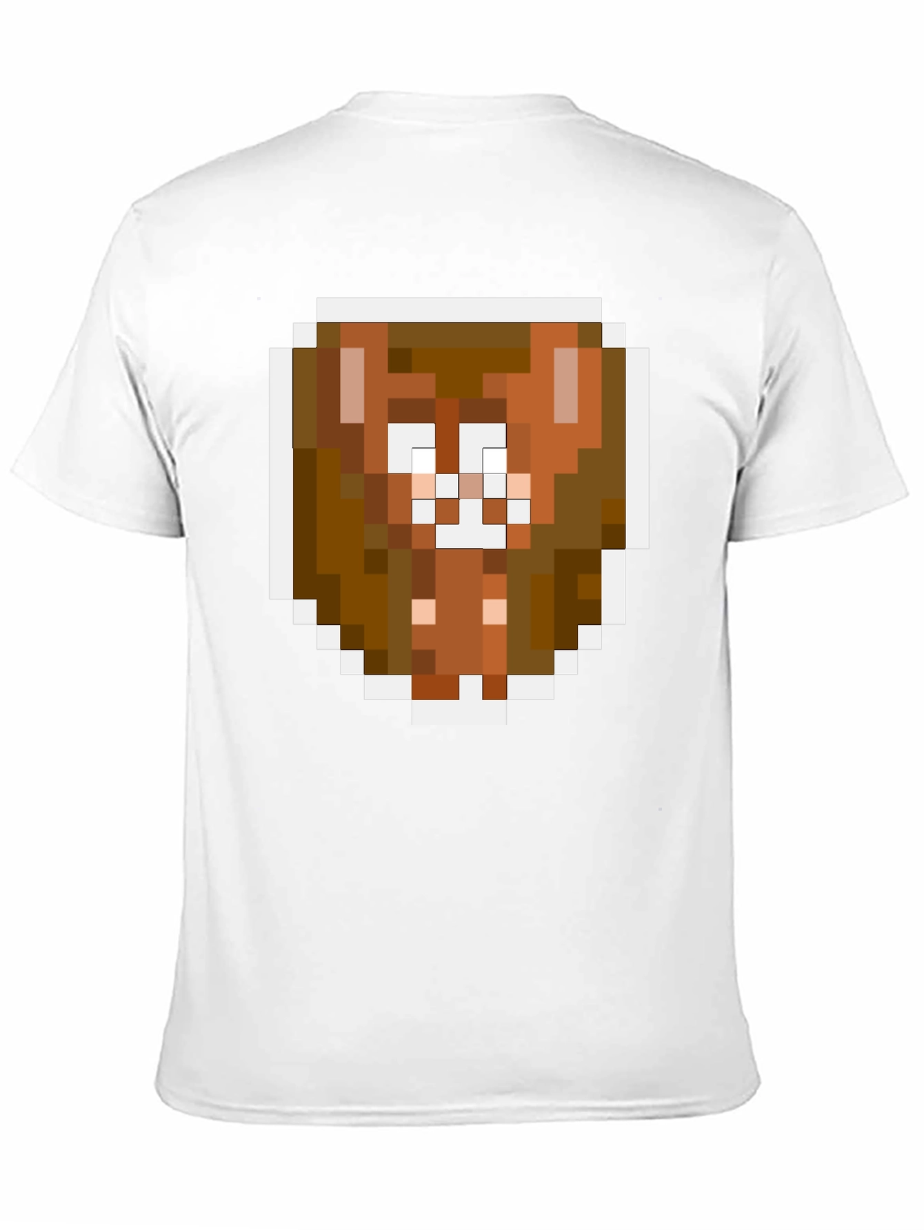 Pixel Art Brown Bear Graphic Tee