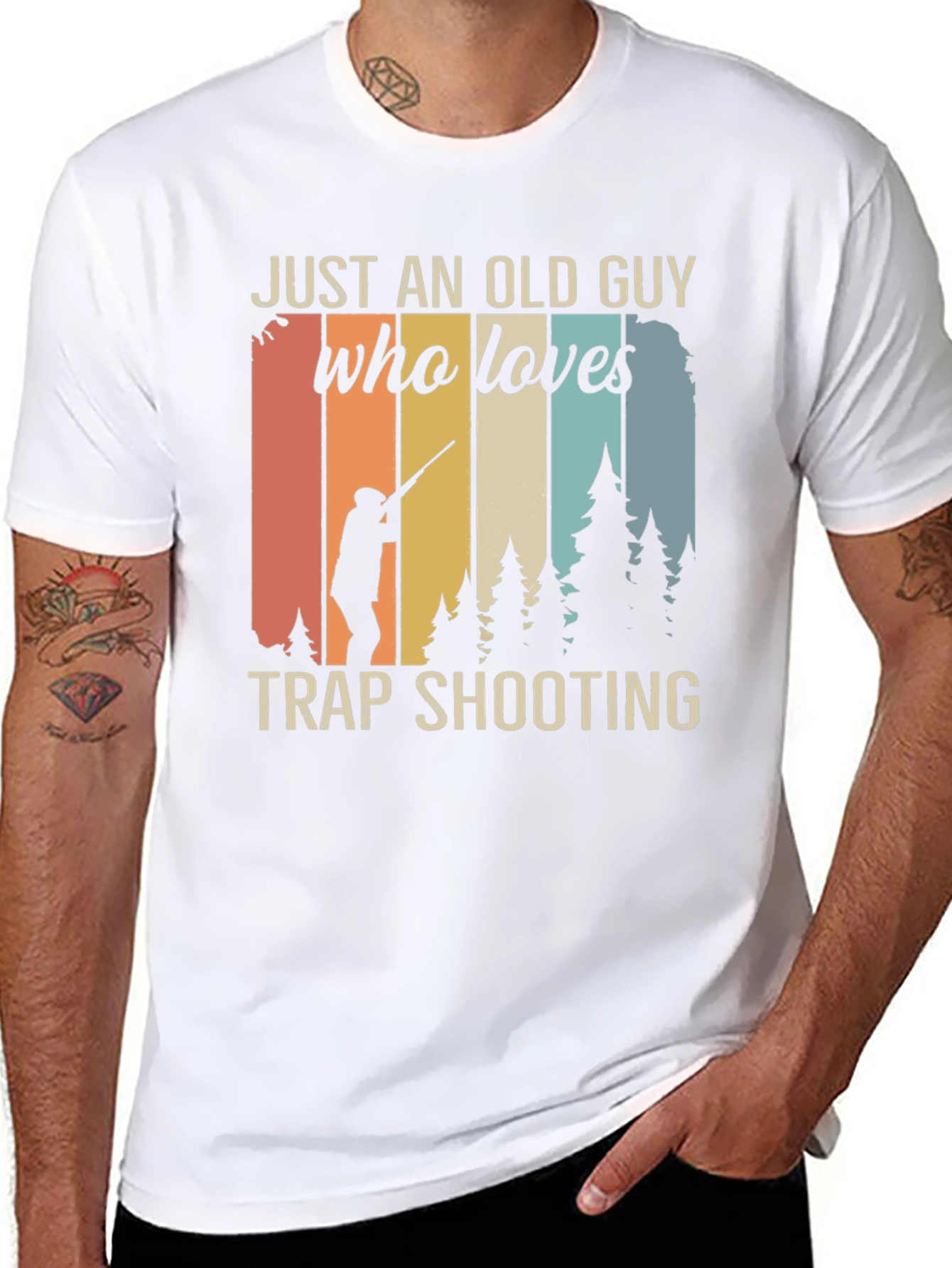 Old Guy Trap Shooting T-Shirt