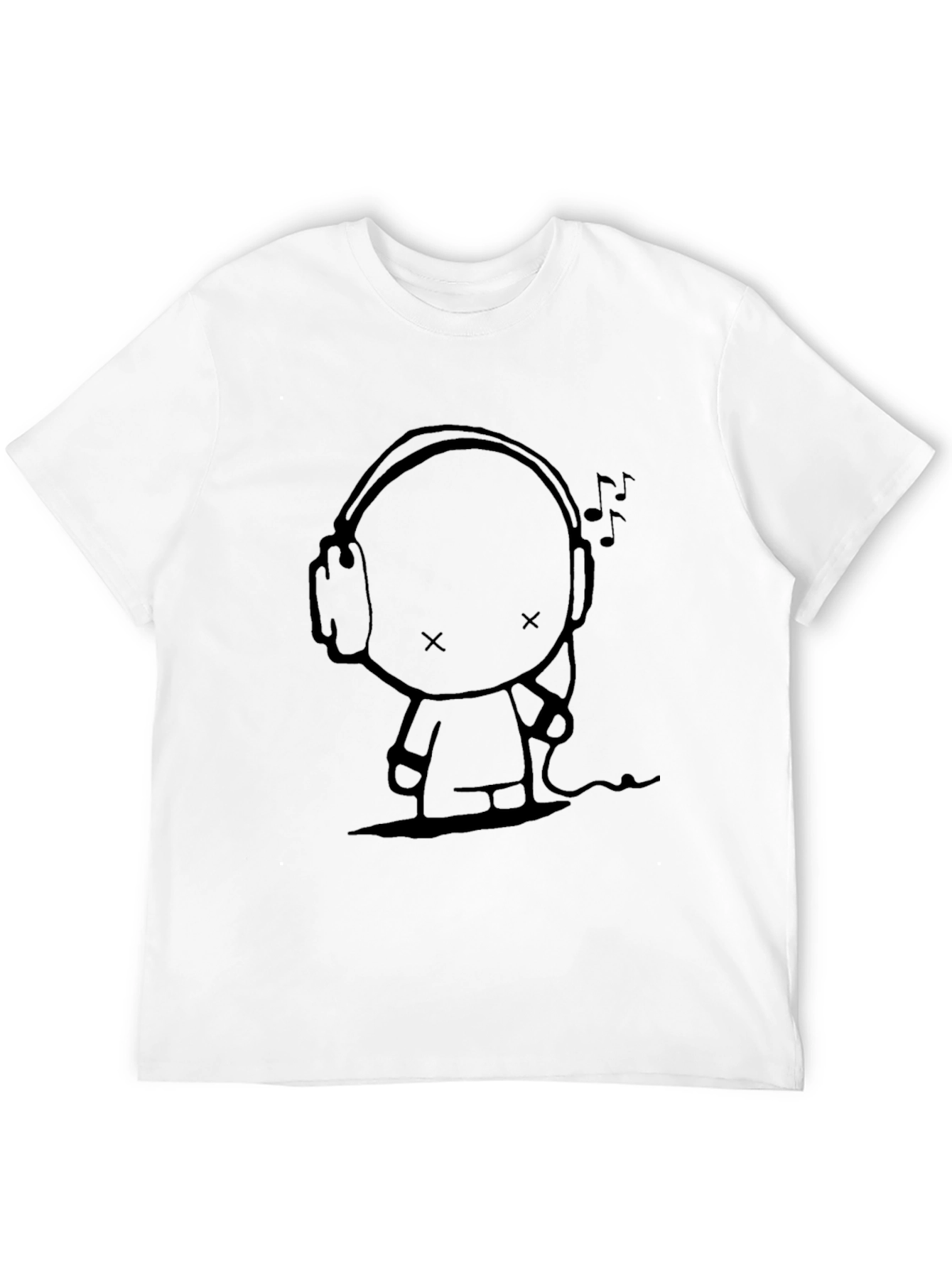 Music Lover Black Graphic Tee