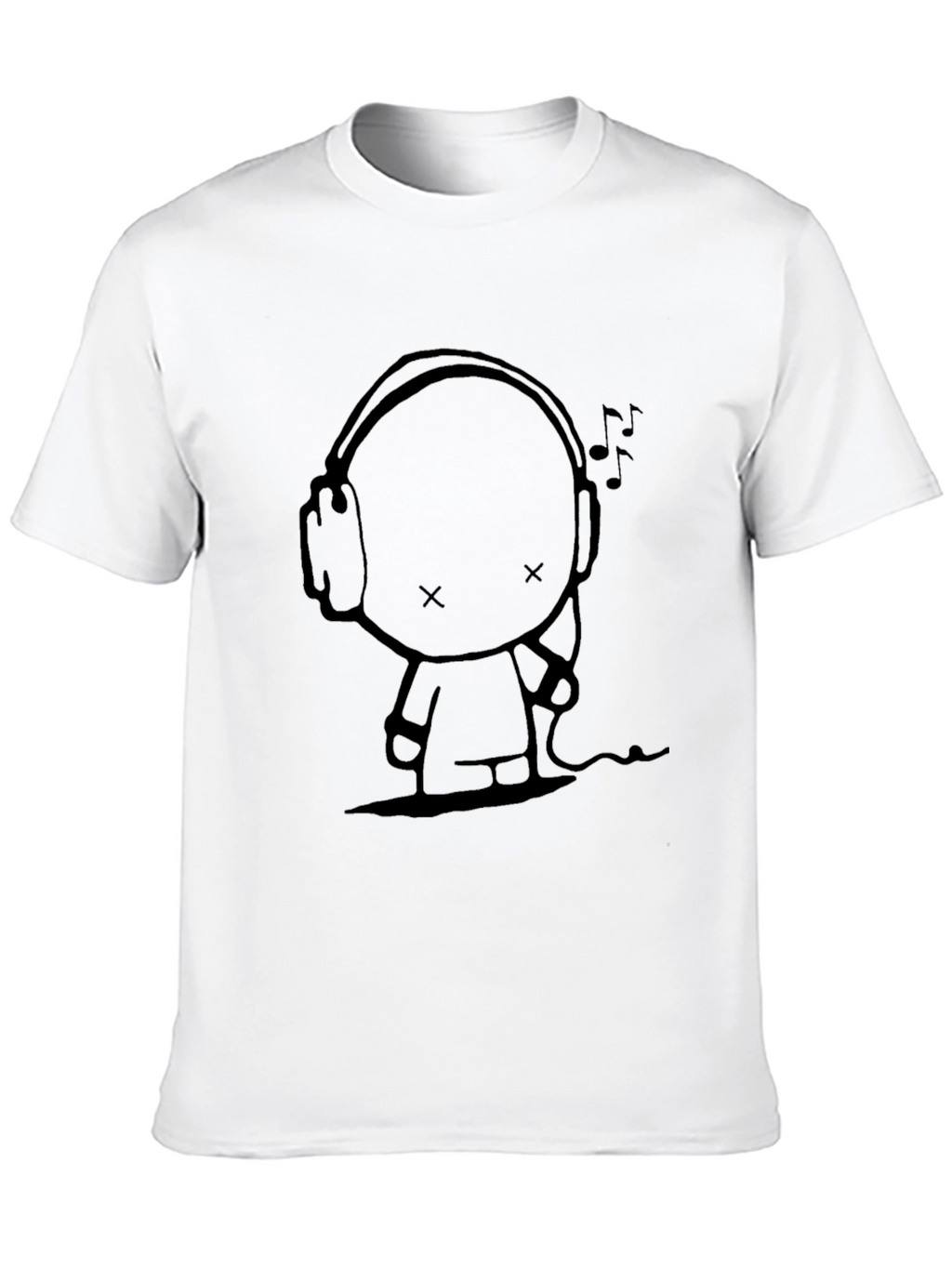 Music Lover Black Graphic Tee