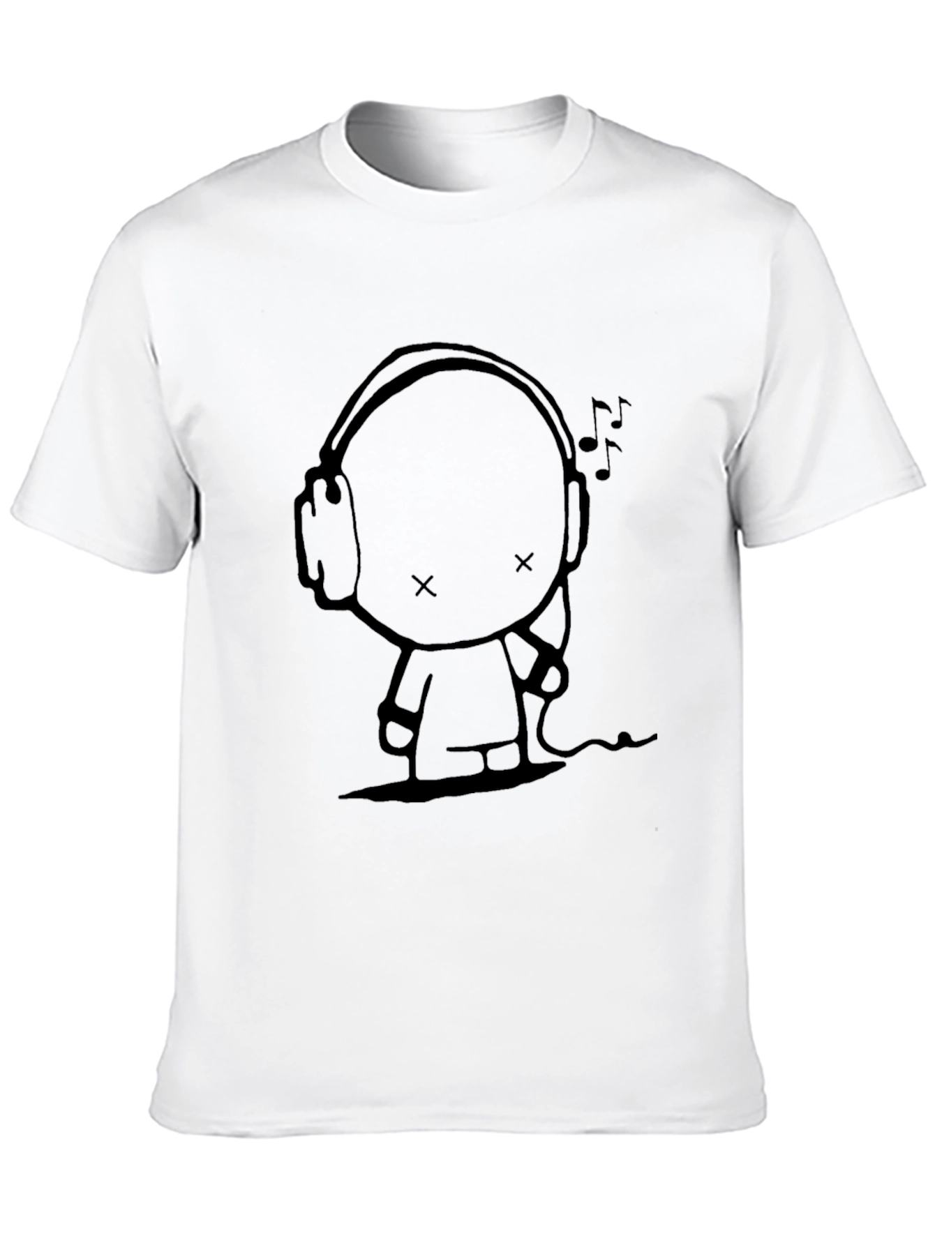 Music Lover Black Graphic Tee