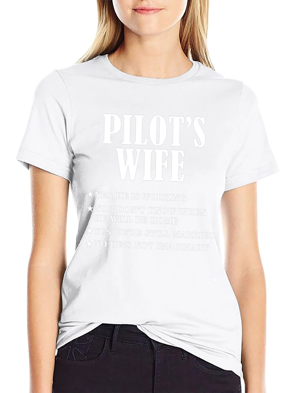 Pilots Wife T-Shirt - Funny Wife Life Tee