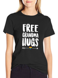 Free Grandma Hugs Pride T-Shirt