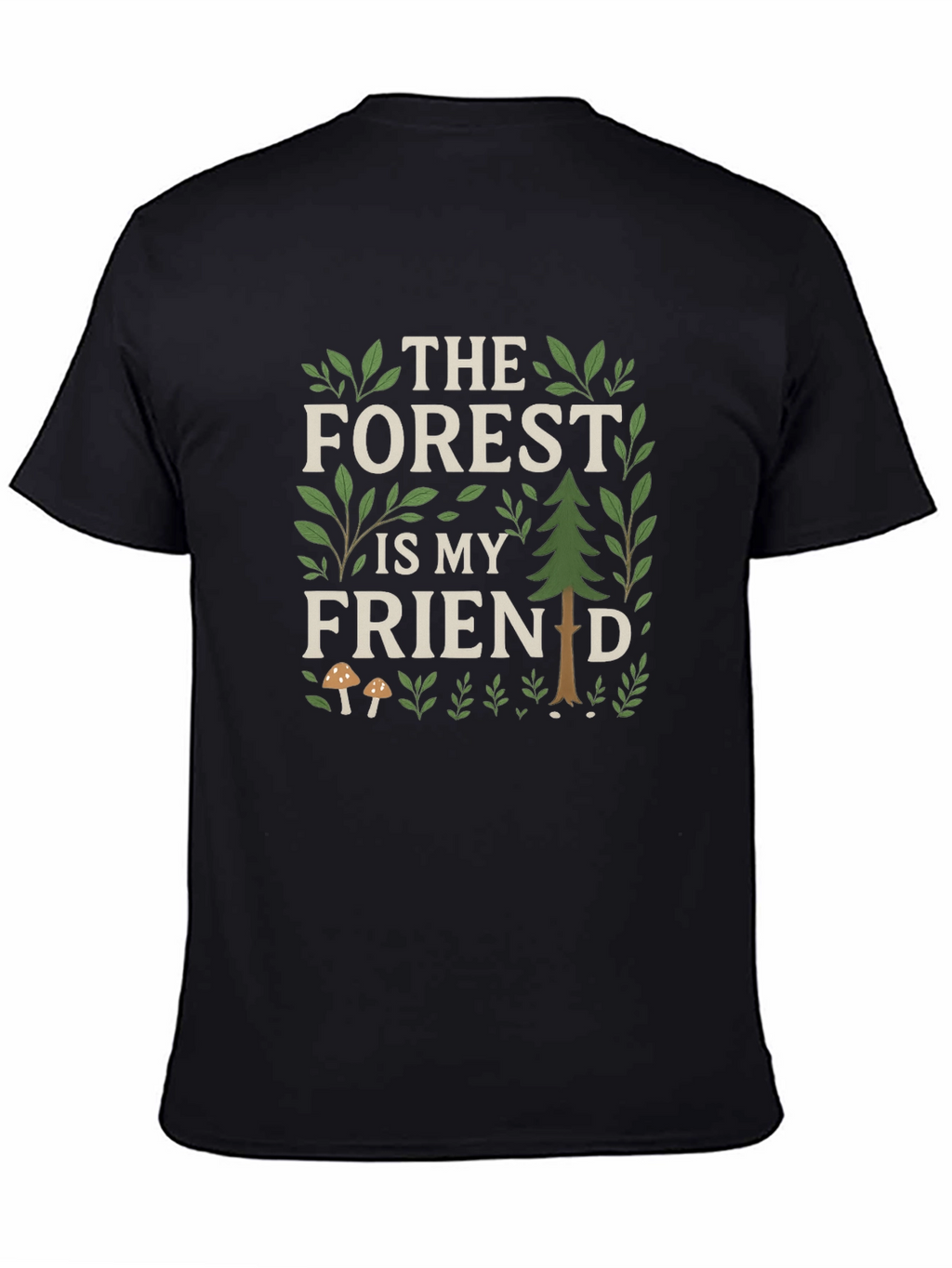 Forest Friend Graphic Tee - Nature Lovers Shirt