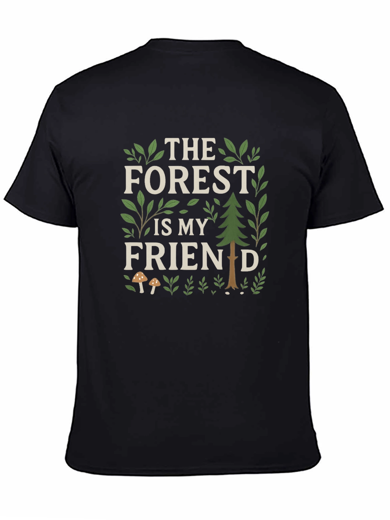 Forest Friend Graphic Tee - Nature Lovers Shirt