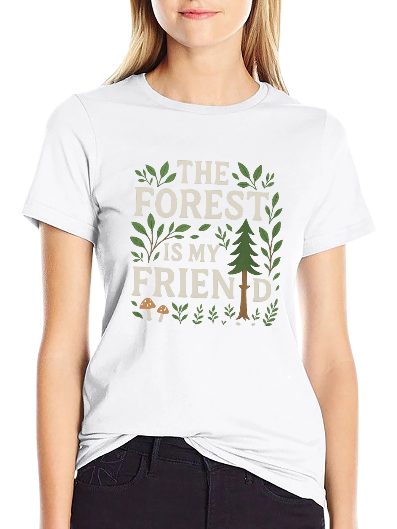 Forest Friend Graphic Tee - Nature Lovers Shirt