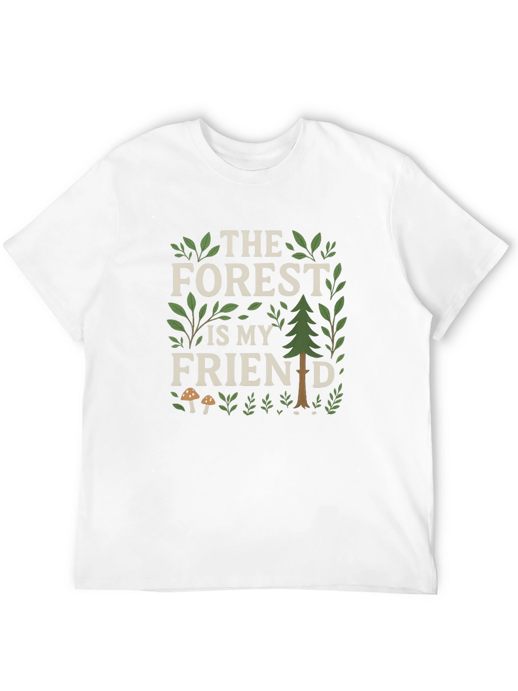Forest Friend Graphic Tee - Nature Lovers Shirt
