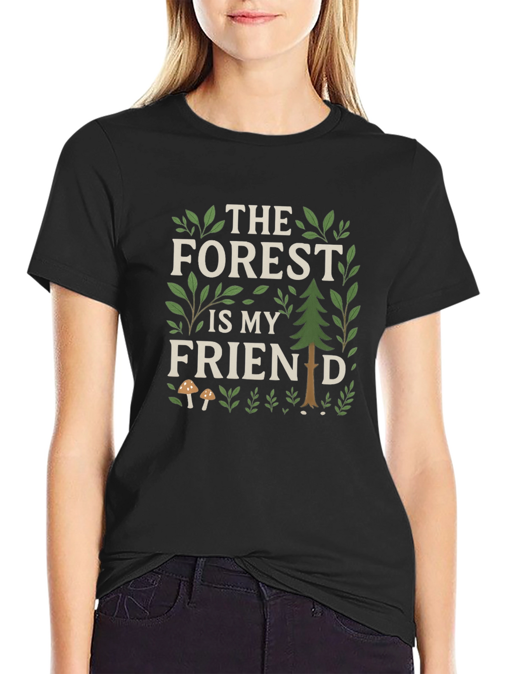 Forest Friend Graphic Tee - Nature Lovers Shirt