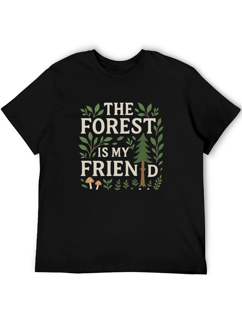 Forest Friend Graphic Tee - Nature Lovers Shirt