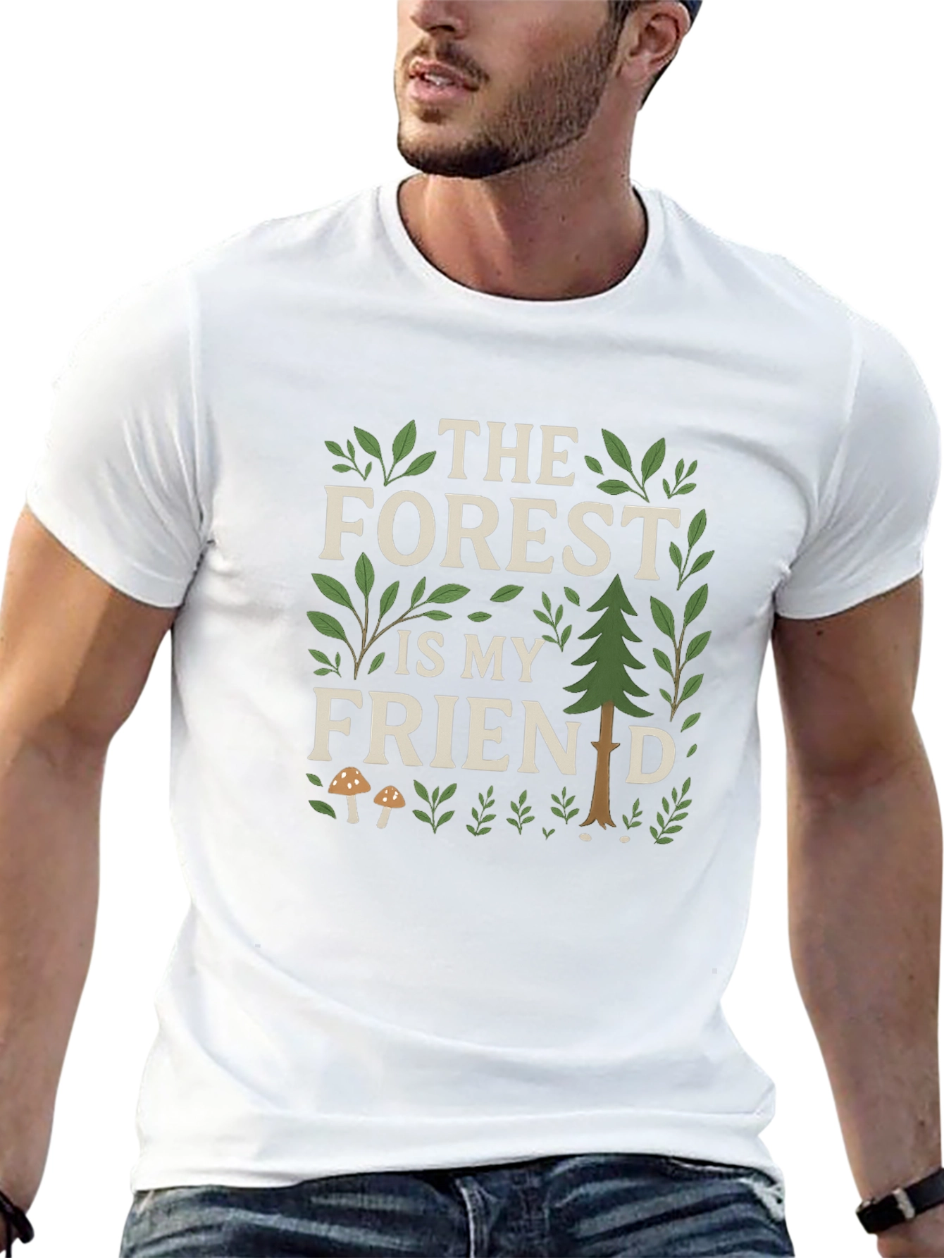 Forest Friend Graphic Tee - Nature Lovers Shirt