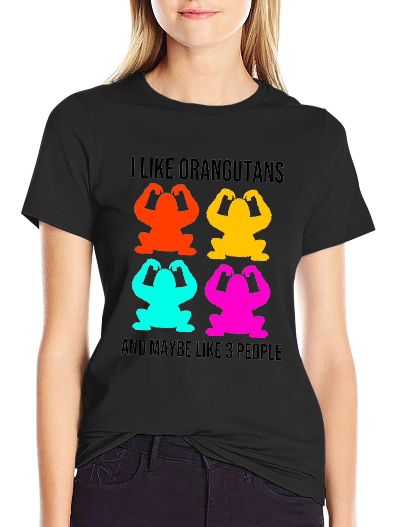 I Like Orangutans T-Shirt Funny Orangutan Lover Tee