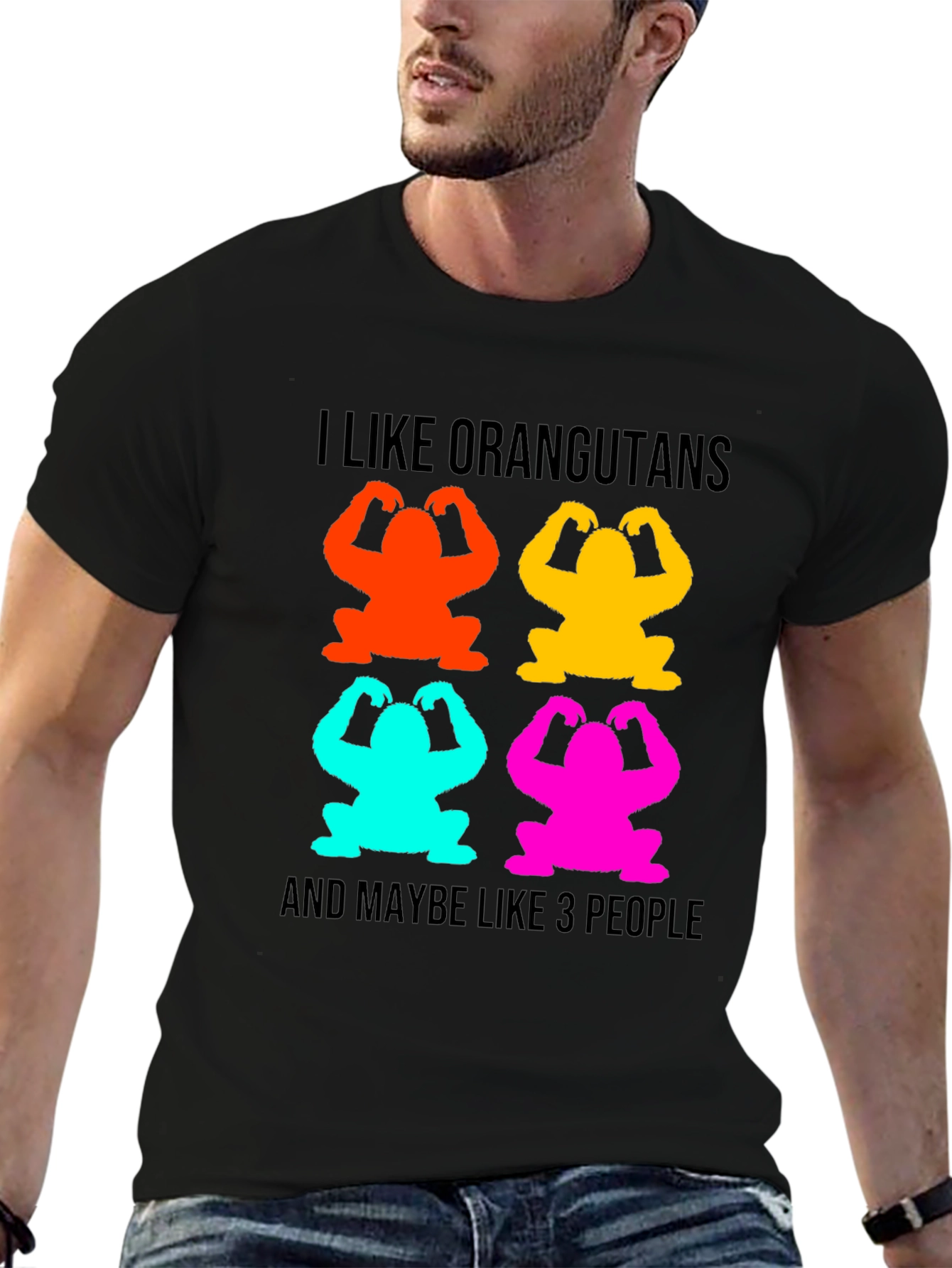 I Like Orangutans T-Shirt Funny Orangutan Lover Tee
