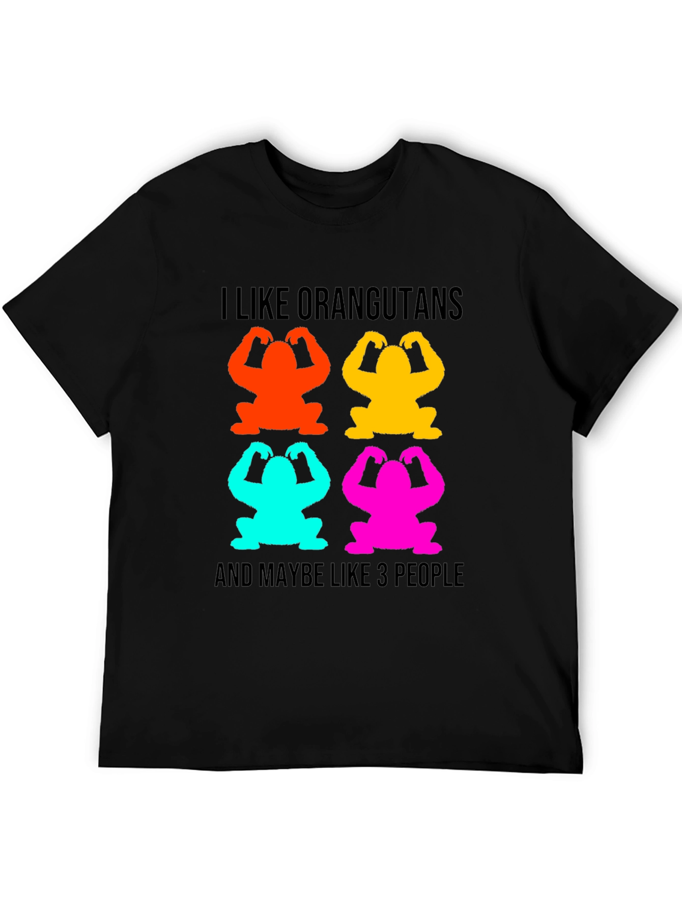 I Like Orangutans T-Shirt Funny Orangutan Lover Tee