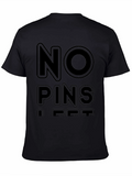 No Pins A Pet Black T-Shirt
