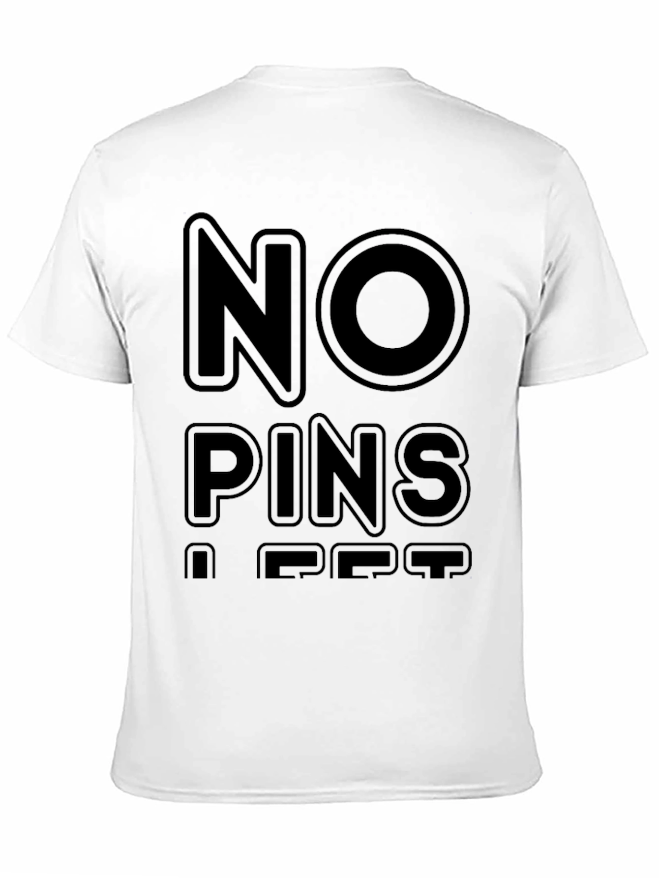 No Pins A Pet Black T-Shirt