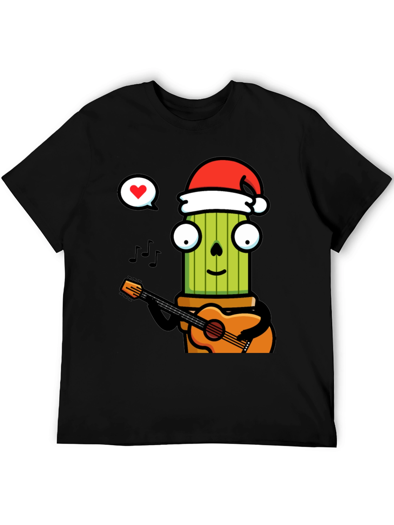 Festive Cactus Musician T-Shirt