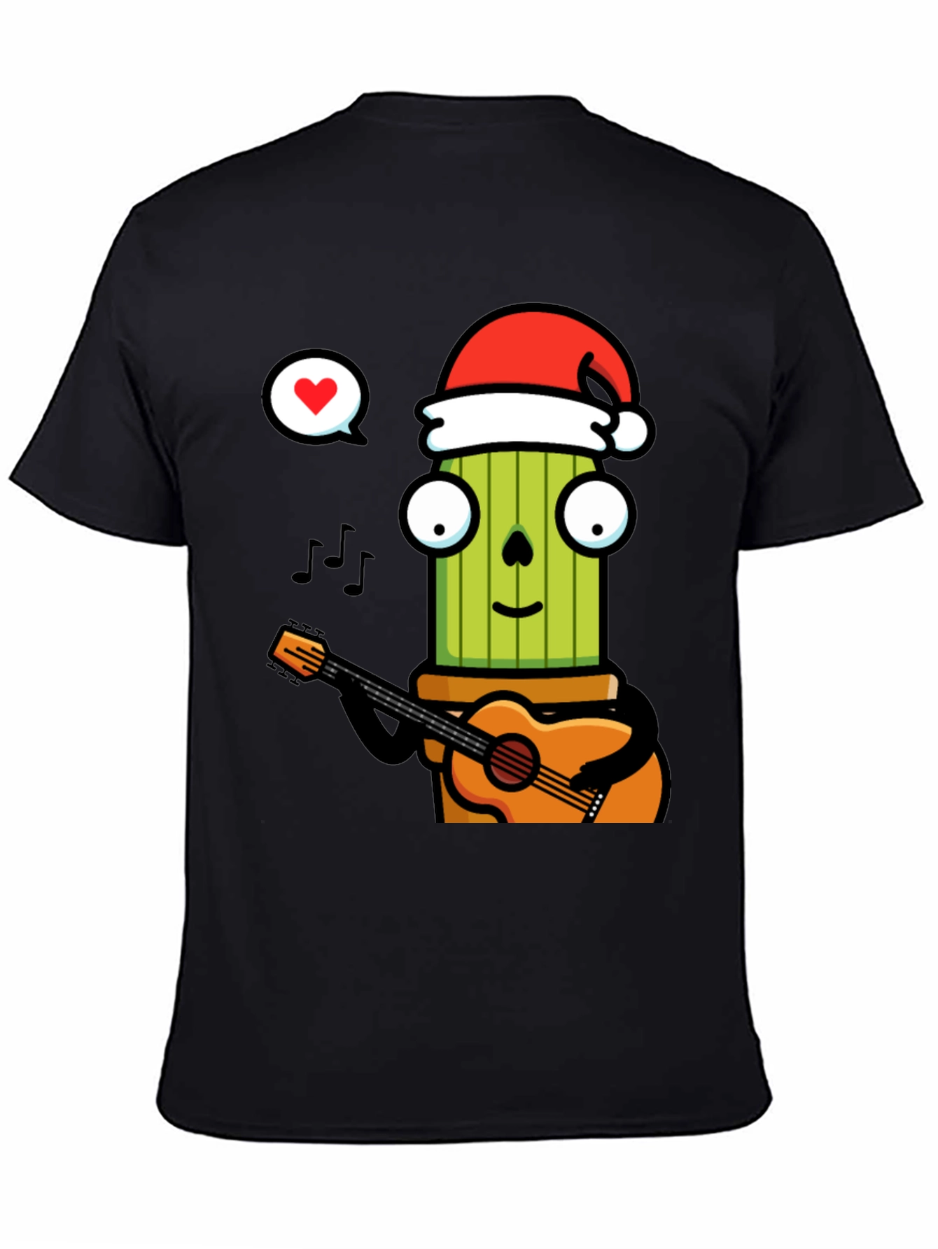 Festive Cactus Musician T-Shirt
