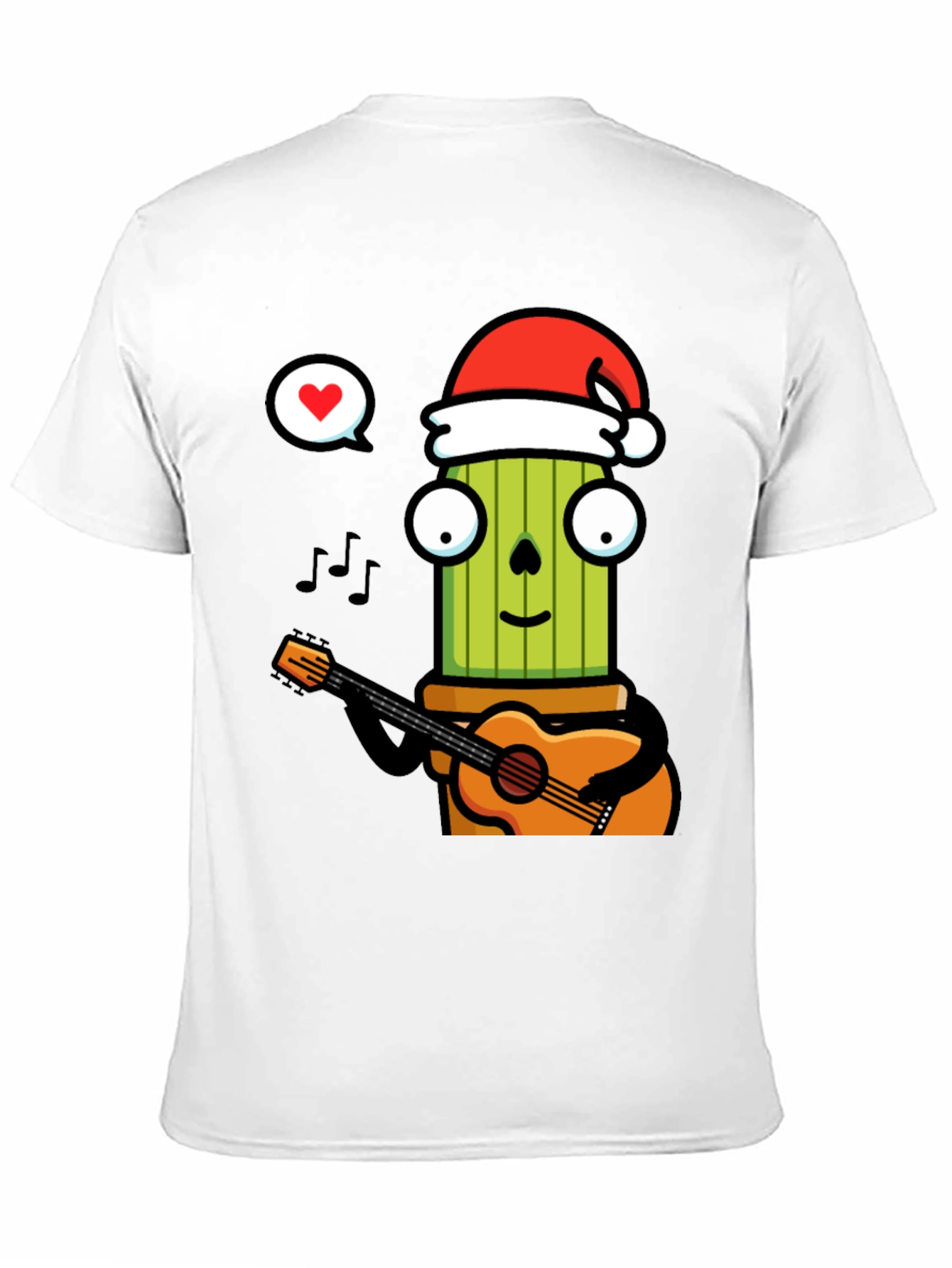Festive Cactus Musician T-Shirt