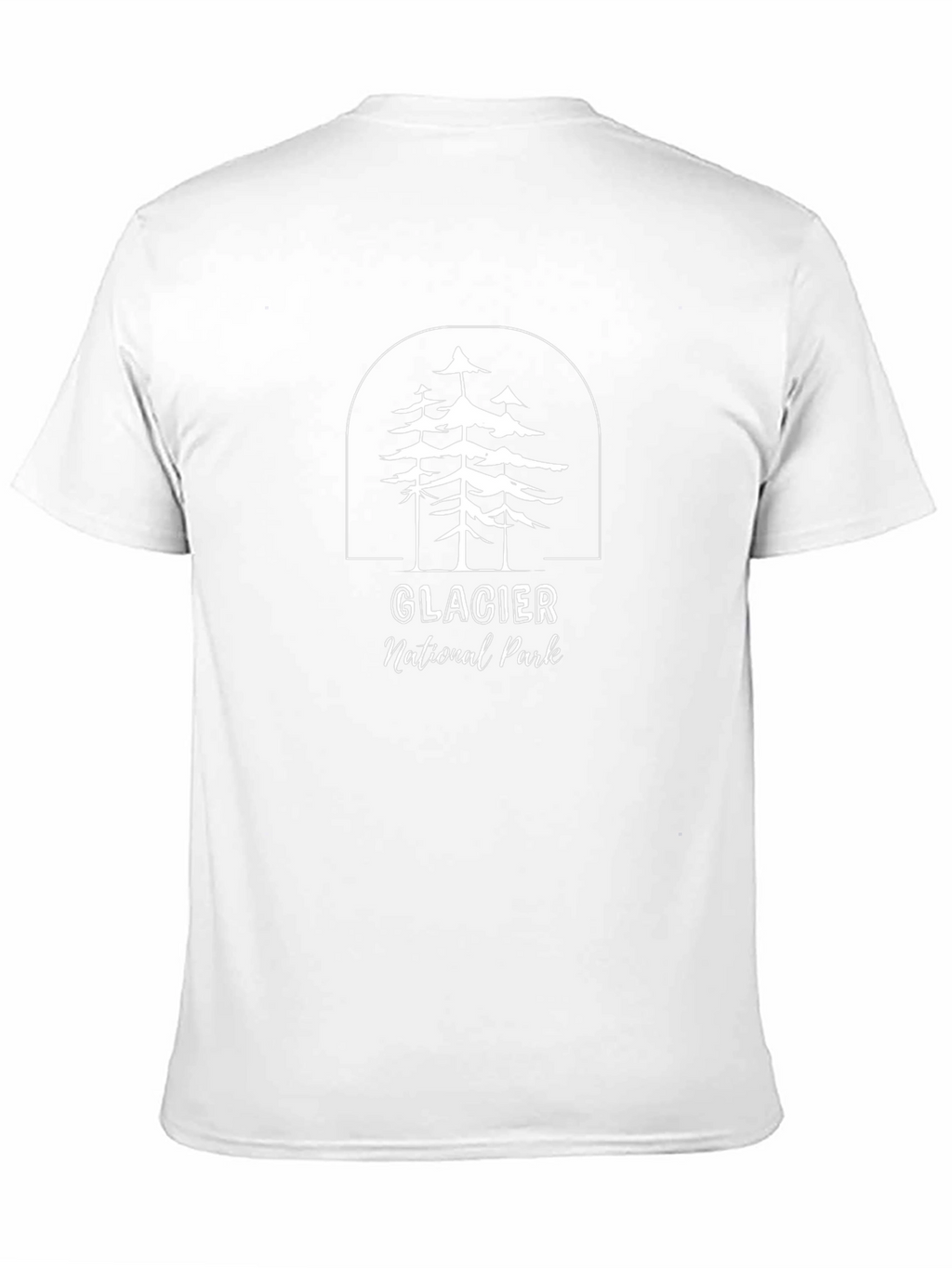 Glacier National Park Black T-Shirt