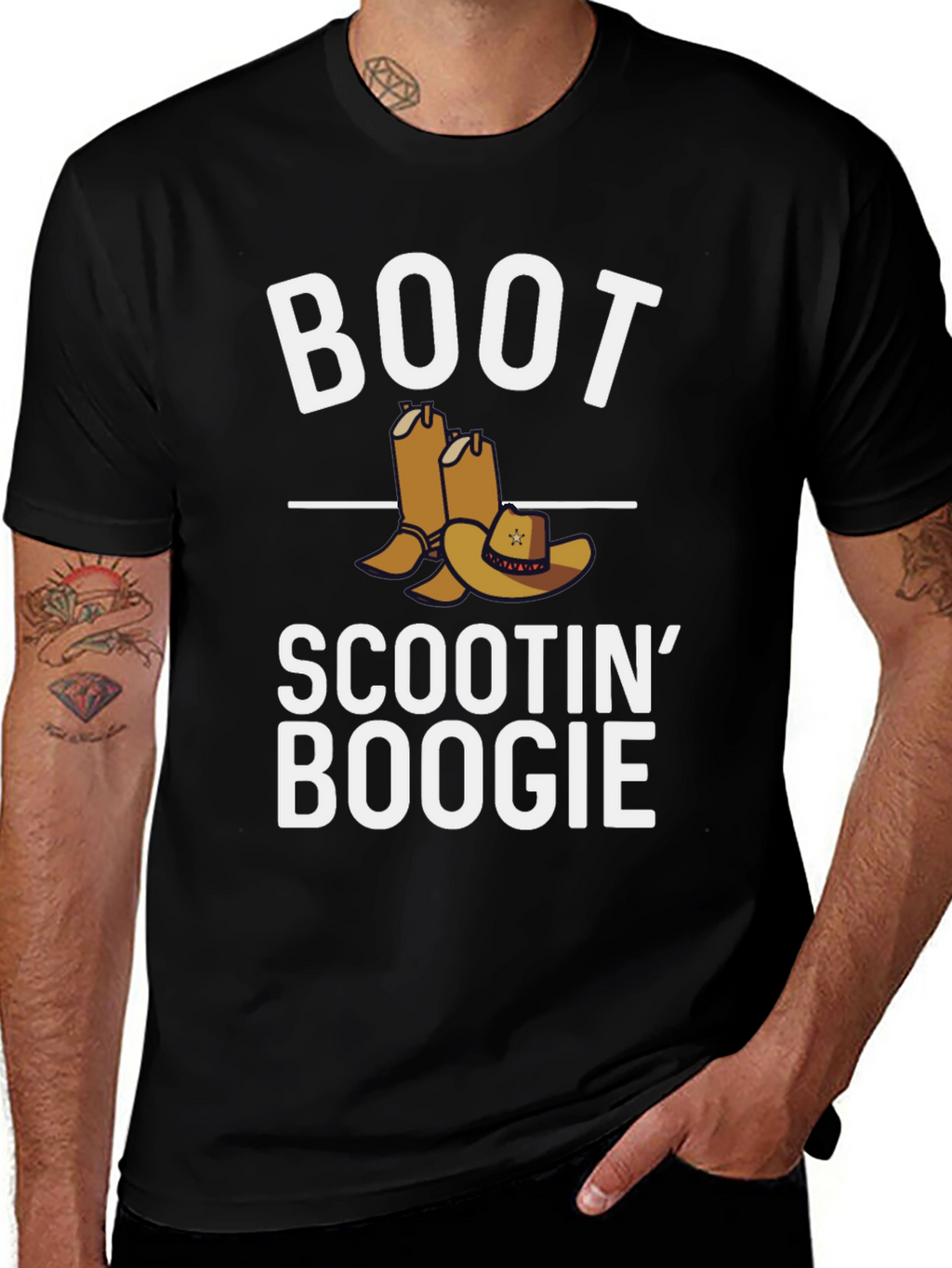Boot Scootin Boogie Black T-Shirt