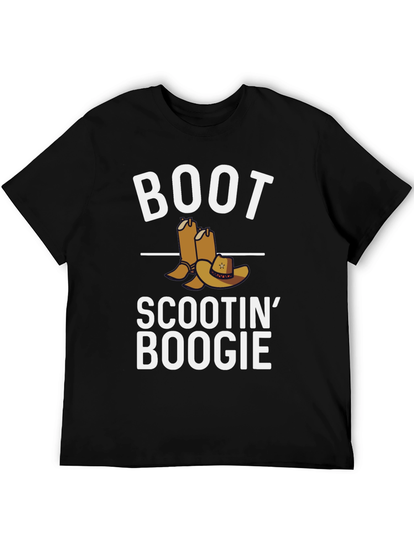 Boot Scootin Boogie Black T-Shirt