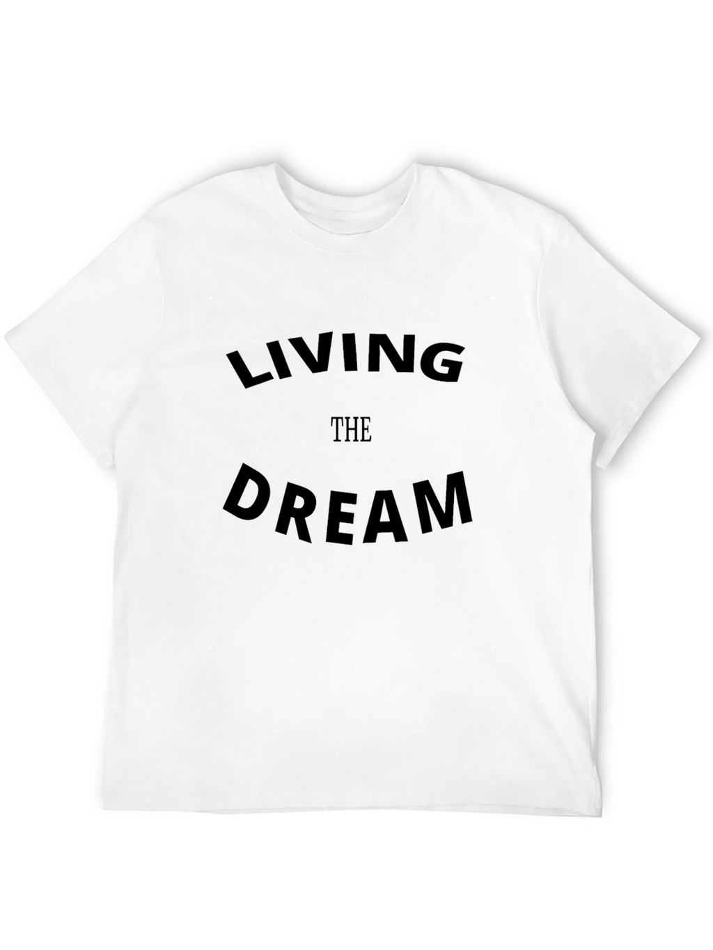 Living the Dream Black Graphic Tee