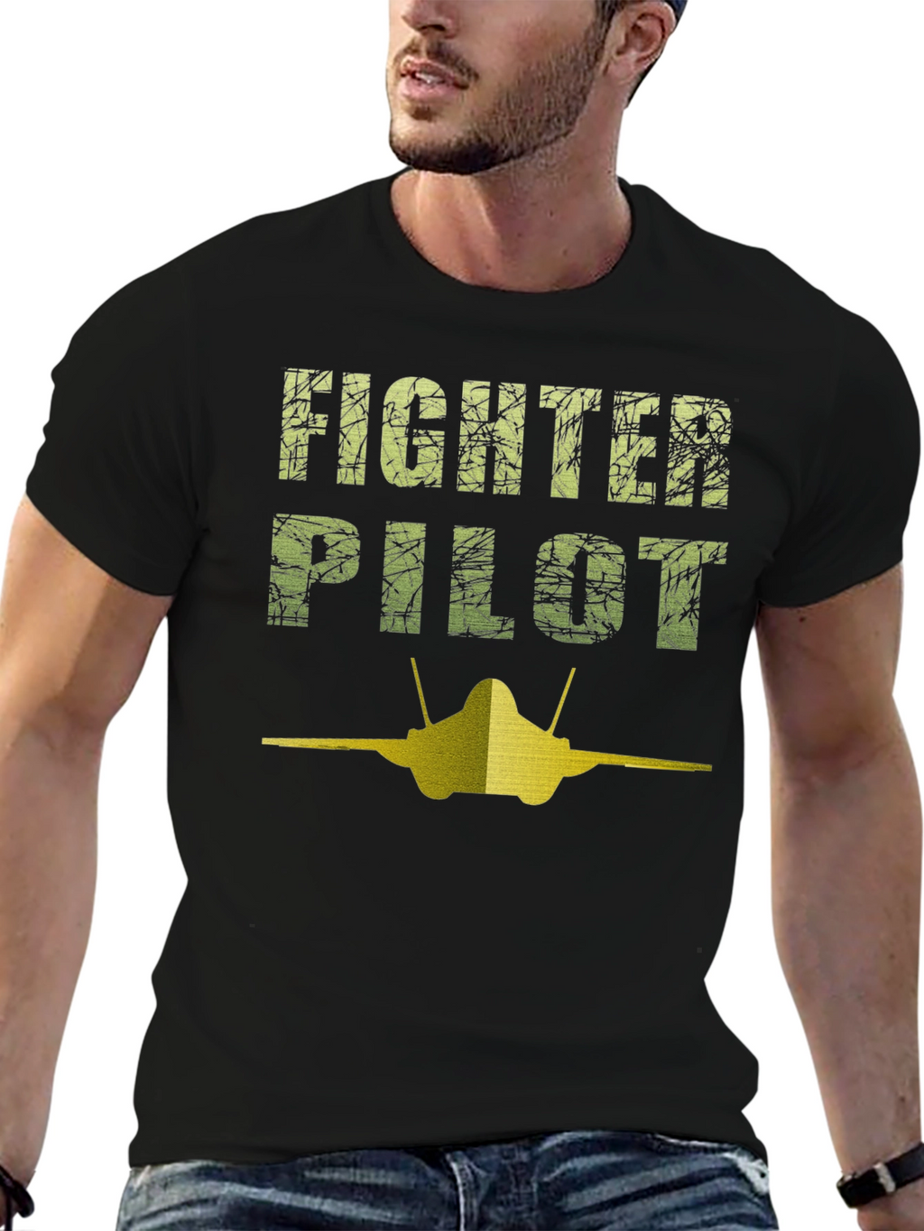 Fighter Pilot Graphic T-Shirt