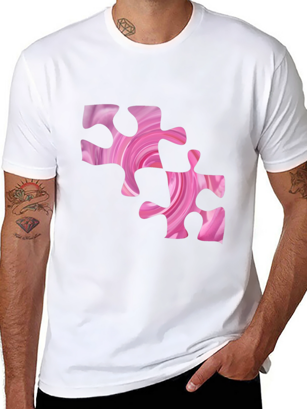 Puzzle Piece Graphic Tee - Unisex