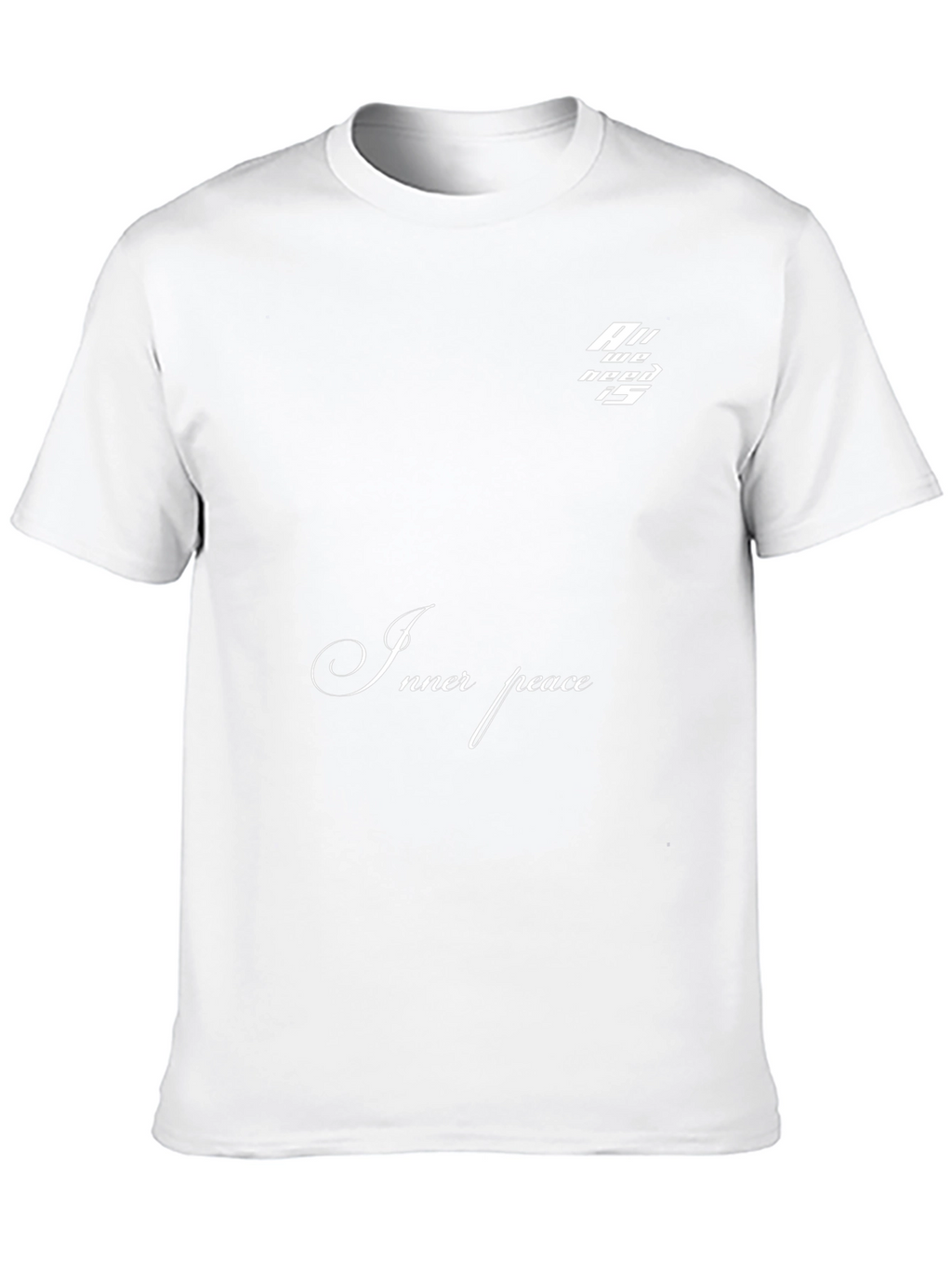 Inner Peace Graphic Tee - Stylish Black T-Shirt