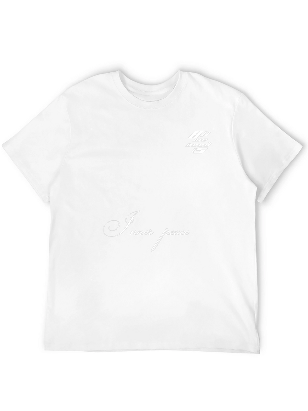 Inner Peace Graphic Tee - Stylish Black T-Shirt