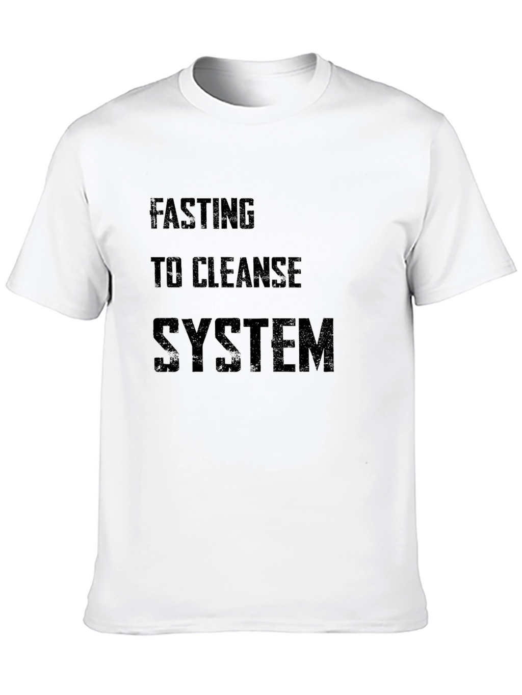 Fasting Cleanse System Black T-Shirt