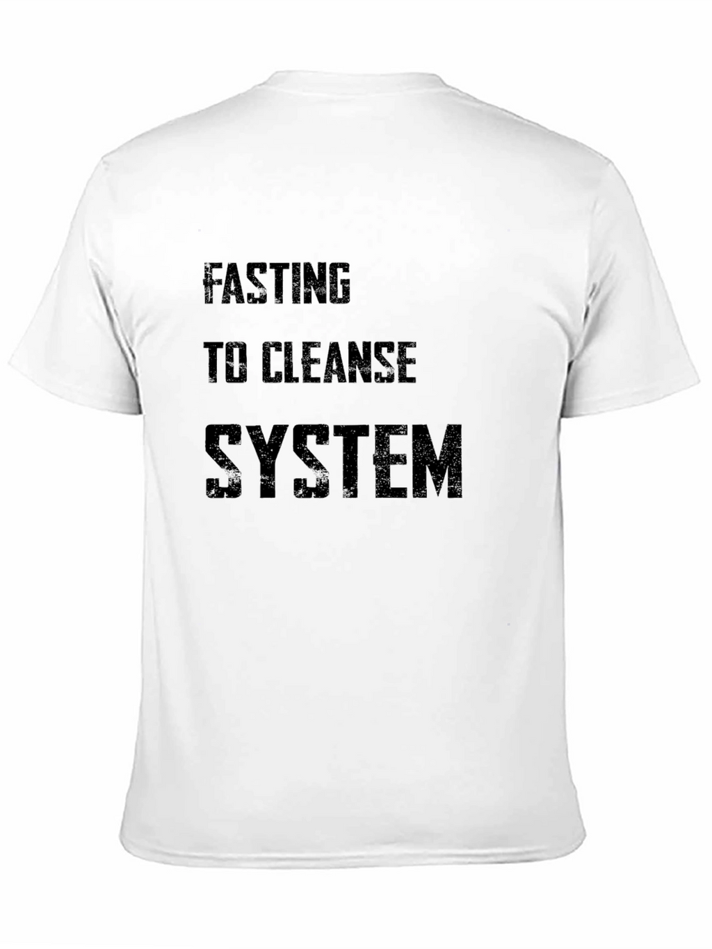 Fasting Cleanse System Black T-Shirt