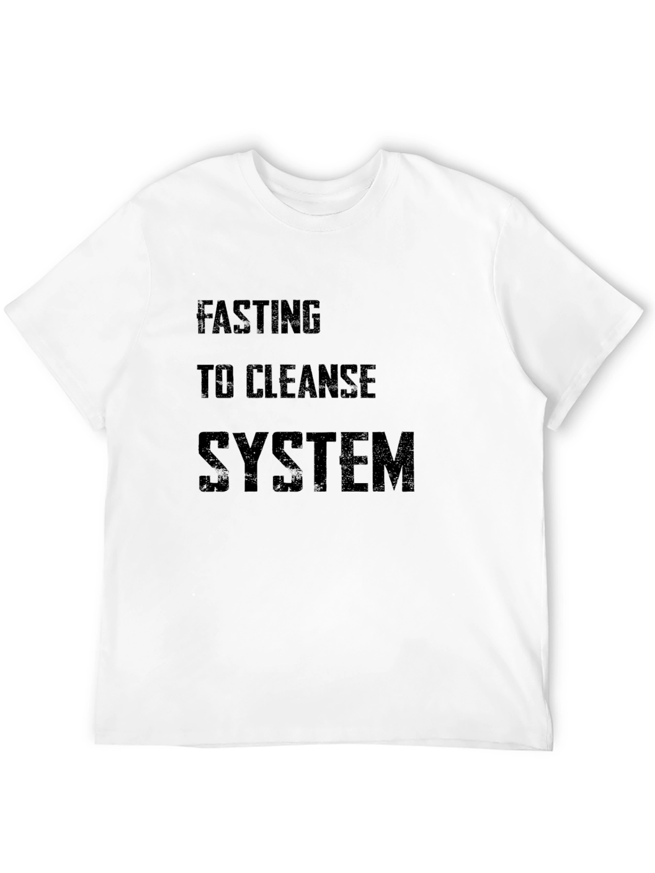 Fasting Cleanse System Black T-Shirt