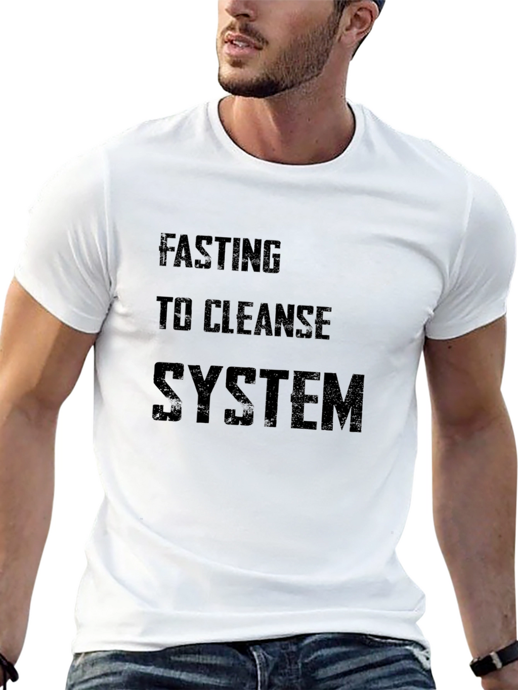 Fasting Cleanse System Black T-Shirt