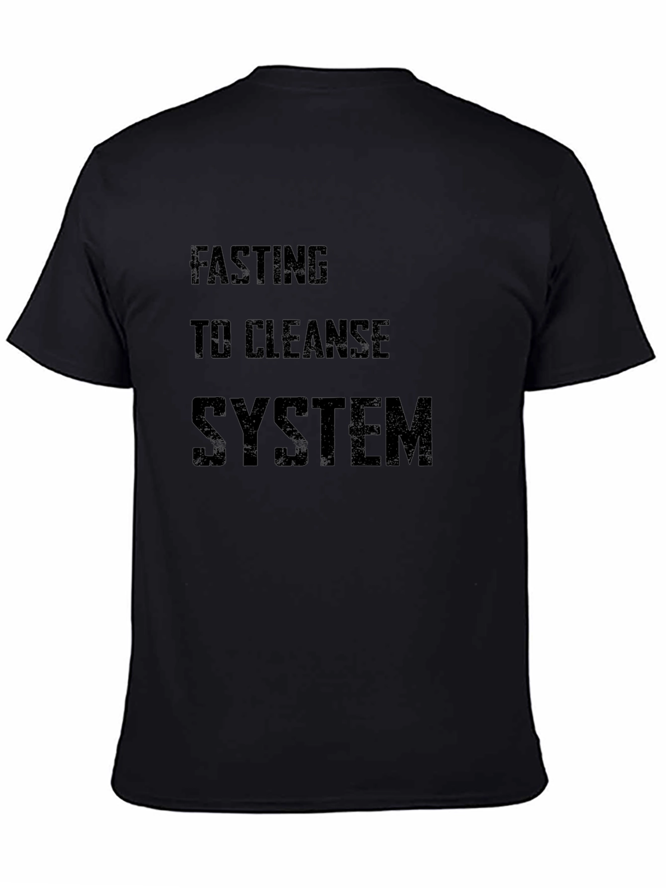 Fasting Cleanse System Black T-Shirt