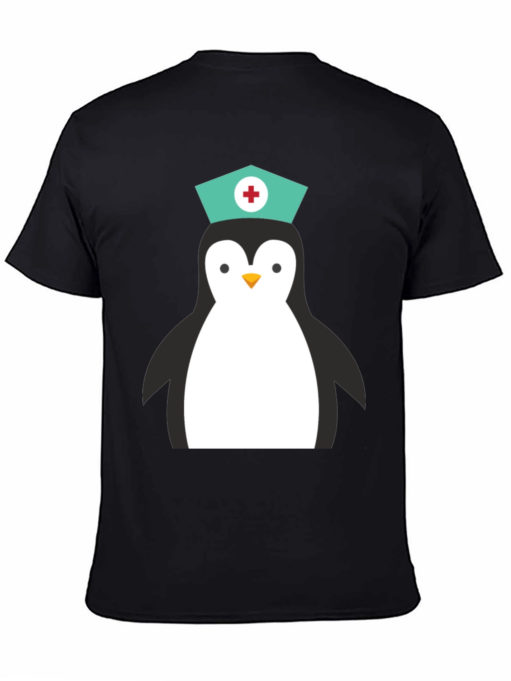Nurse Penguin Graphic T-Shirt