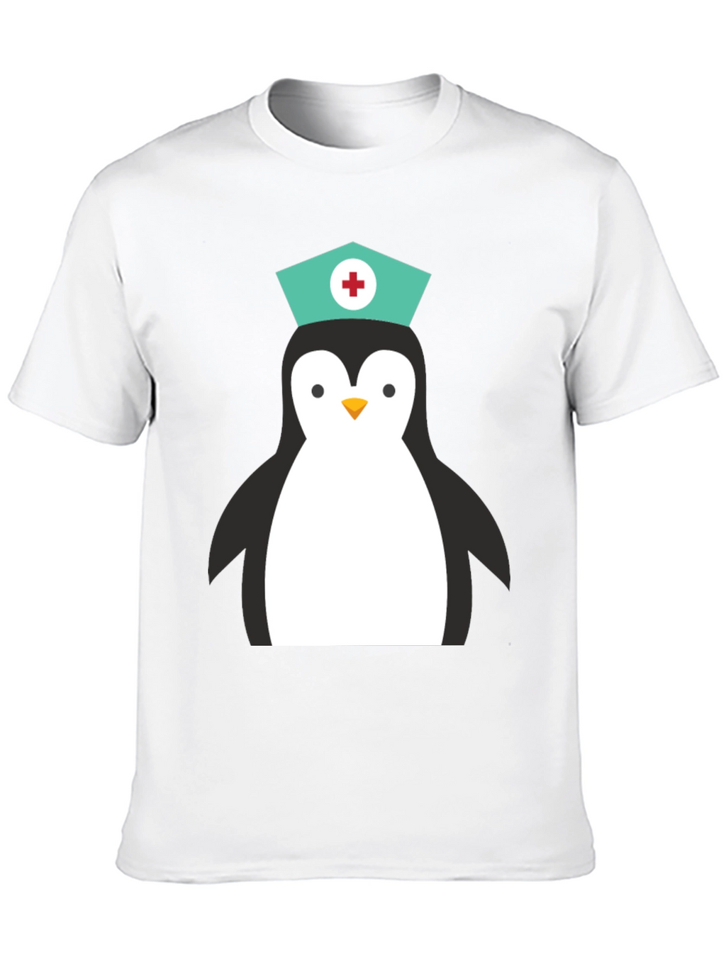 Nurse Penguin Graphic T-Shirt