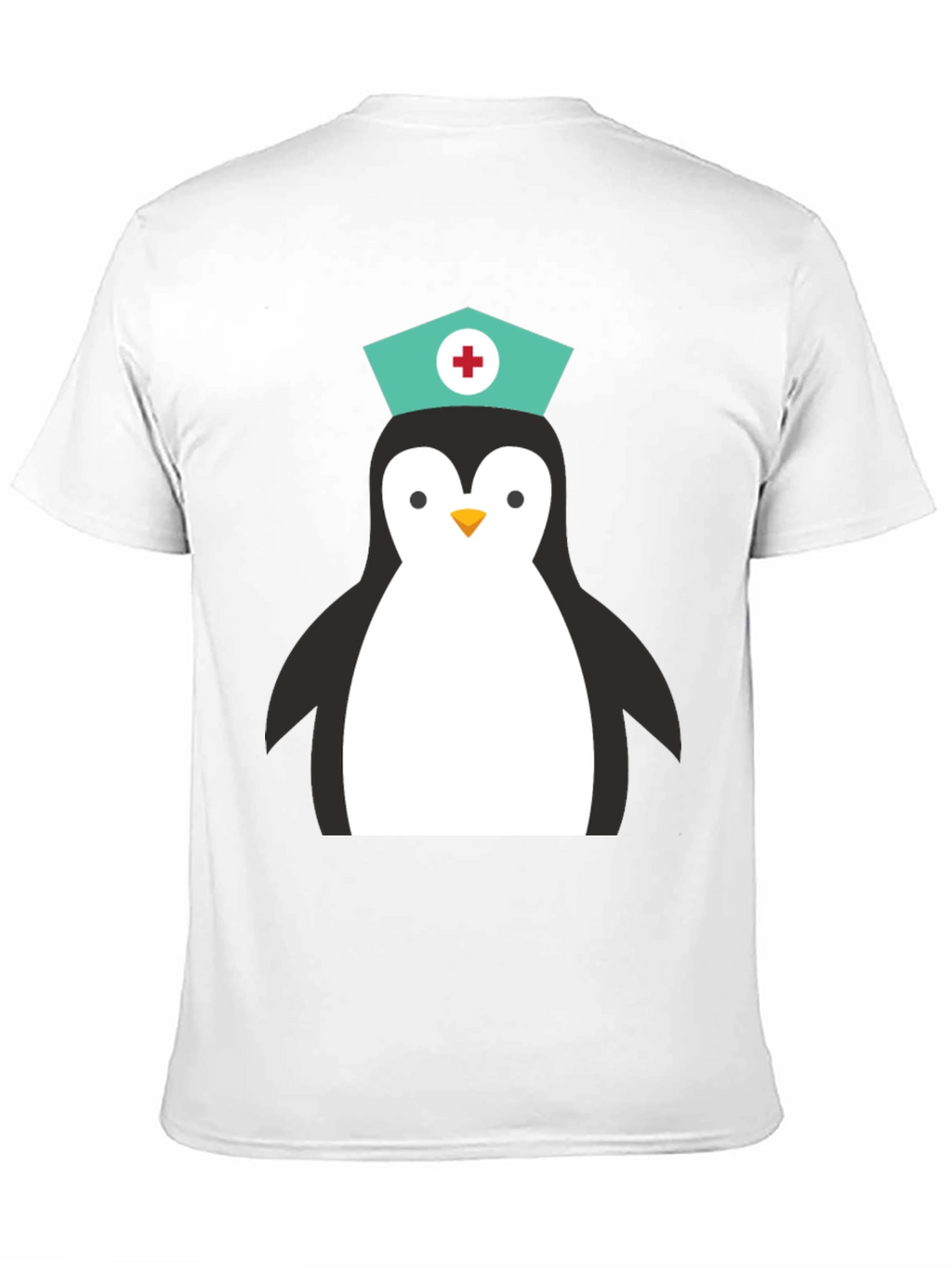 Nurse Penguin Graphic T-Shirt