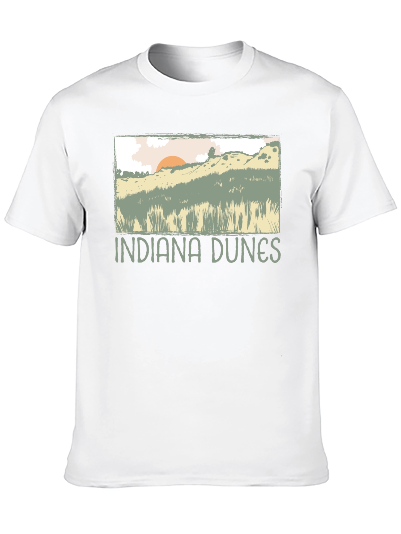 Indiana Dunes Graphic T-Shirt - Nature Inspired Tee