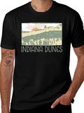 Indiana Dunes Graphic T-Shirt - Nature Inspired Tee