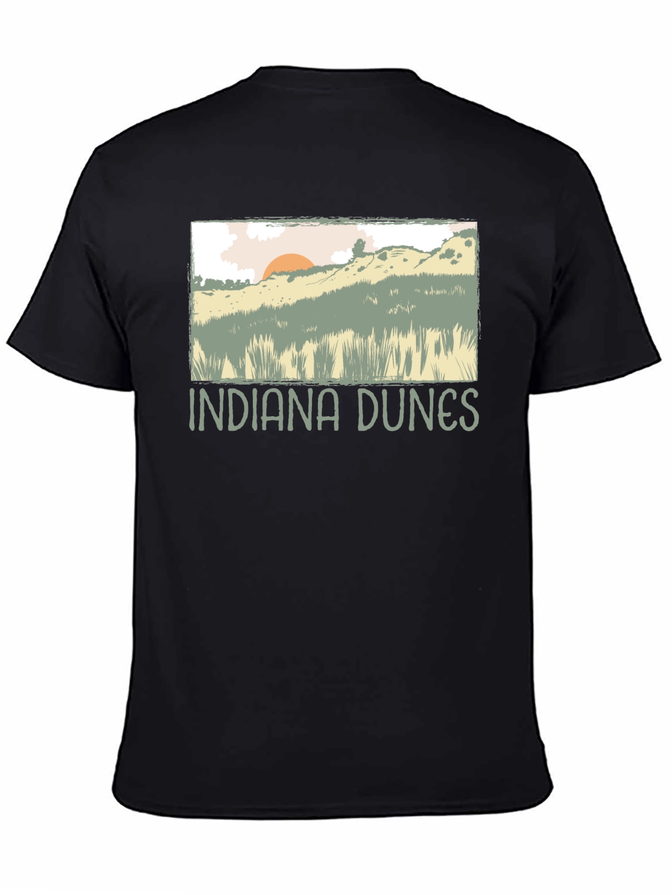 Indiana Dunes Graphic T-Shirt - Nature Inspired Tee