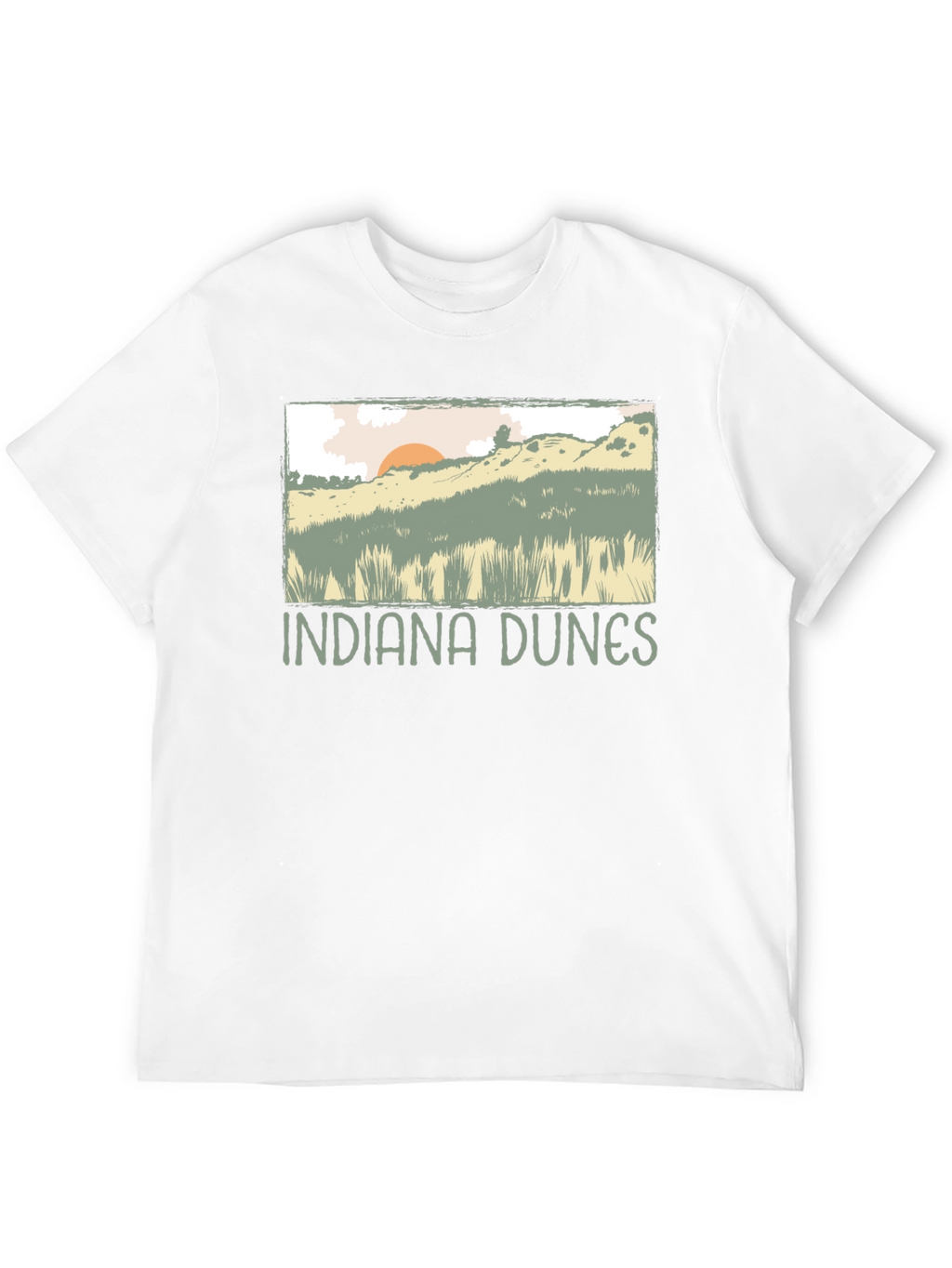Indiana Dunes Graphic T-Shirt - Nature Inspired Tee