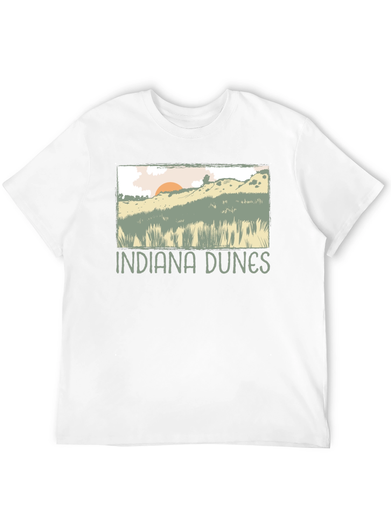 Indiana Dunes Graphic T-Shirt - Nature Inspired Tee