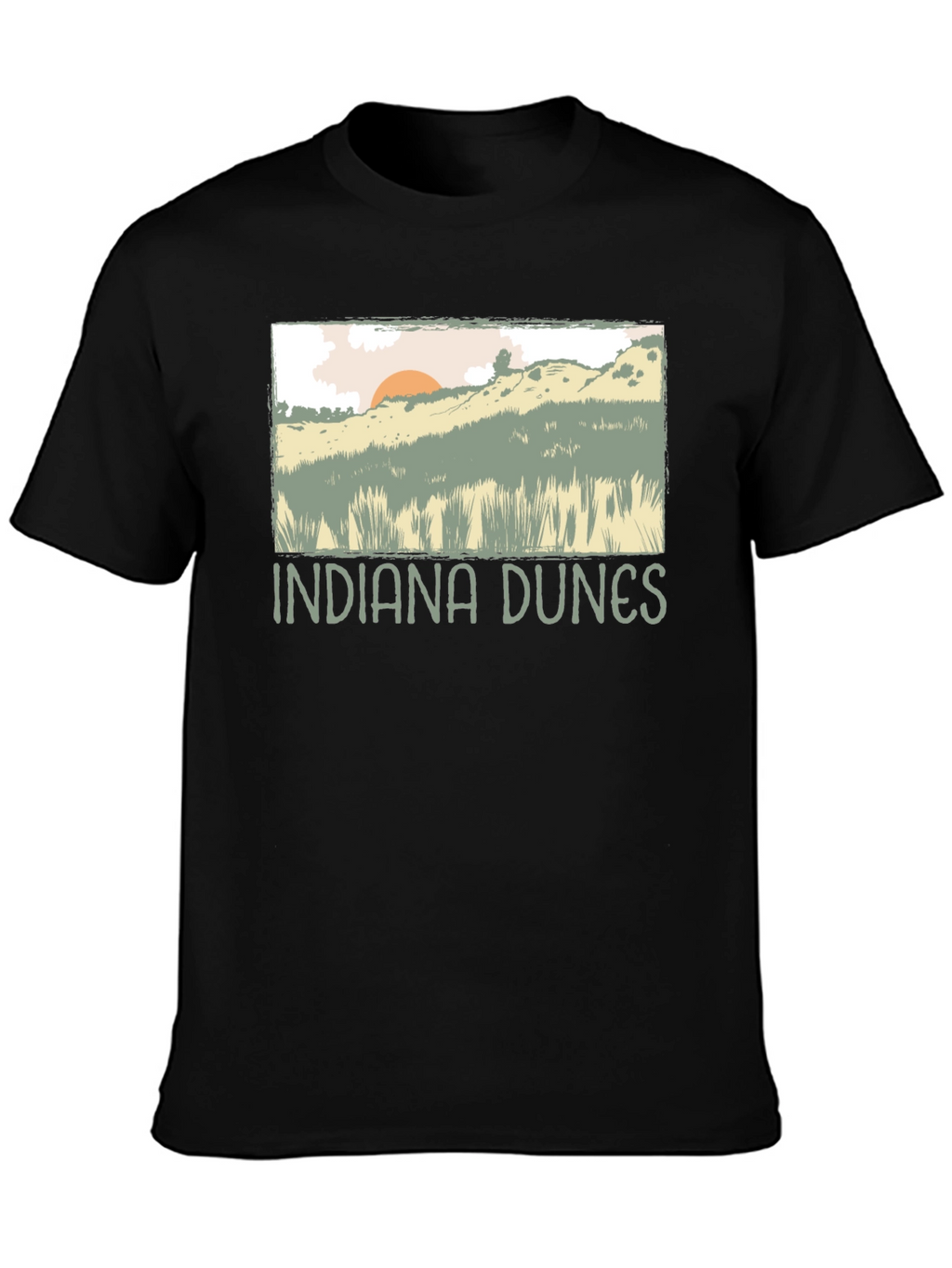 Indiana Dunes Graphic T-Shirt - Nature Inspired Tee