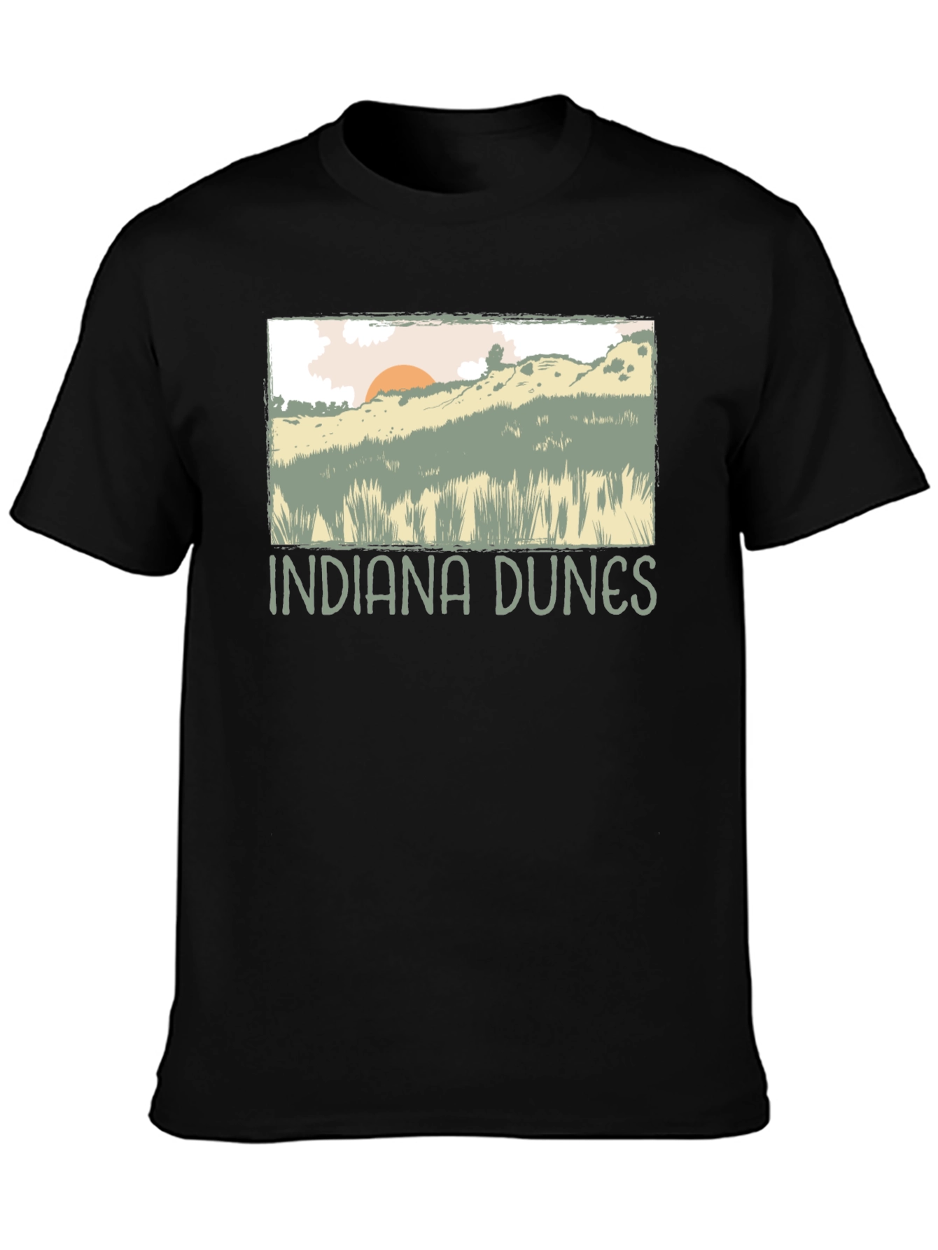 Indiana Dunes Graphic T-Shirt - Nature Inspired Tee