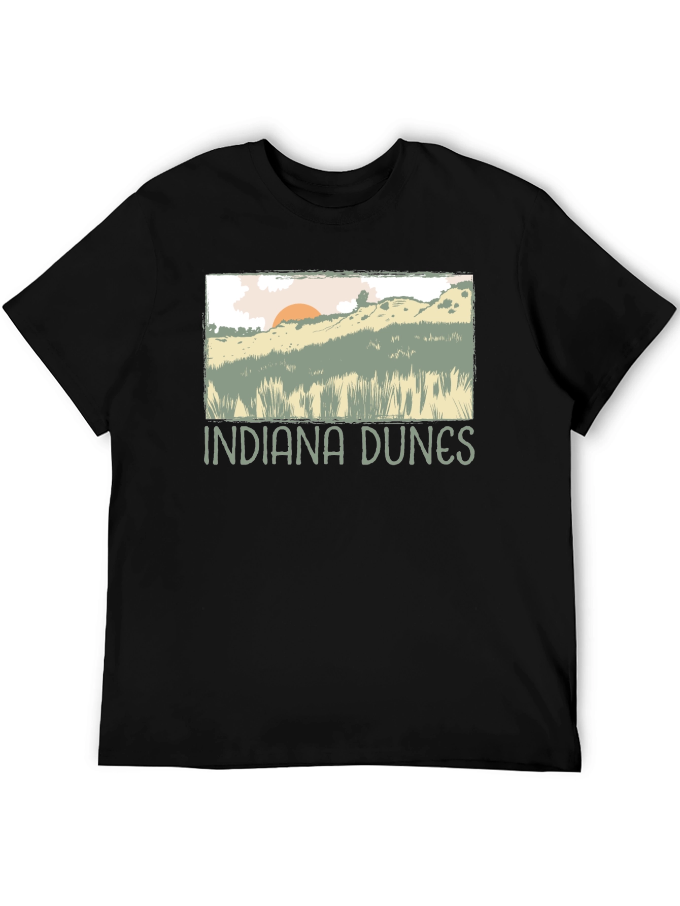 Indiana Dunes Graphic T-Shirt - Nature Inspired Tee