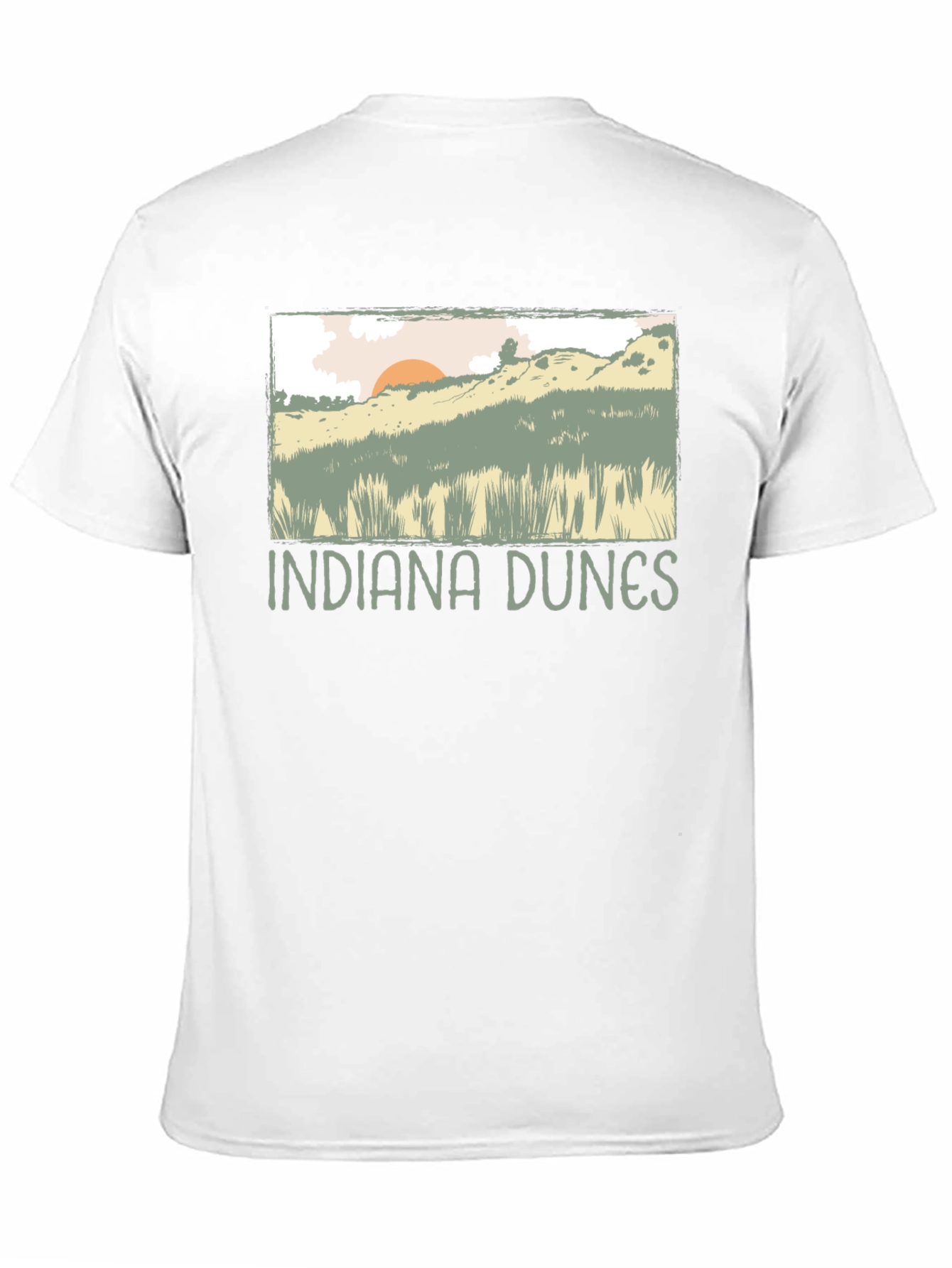 Indiana Dunes Graphic T-Shirt - Nature Inspired Tee