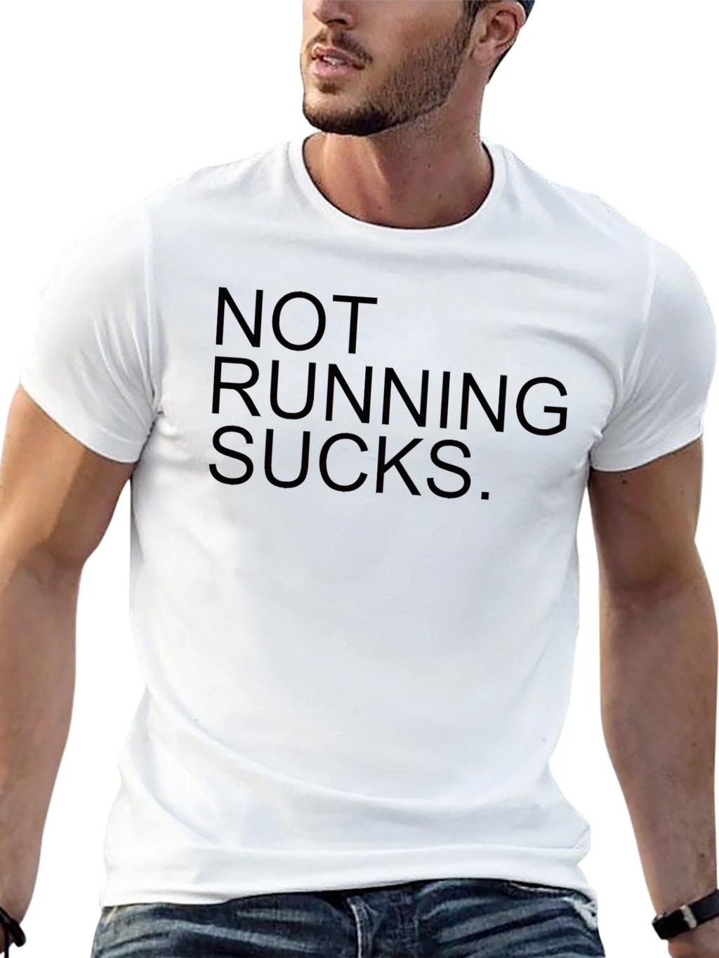 Not Running Sucks T-Shirt - Funny Fitness Tee