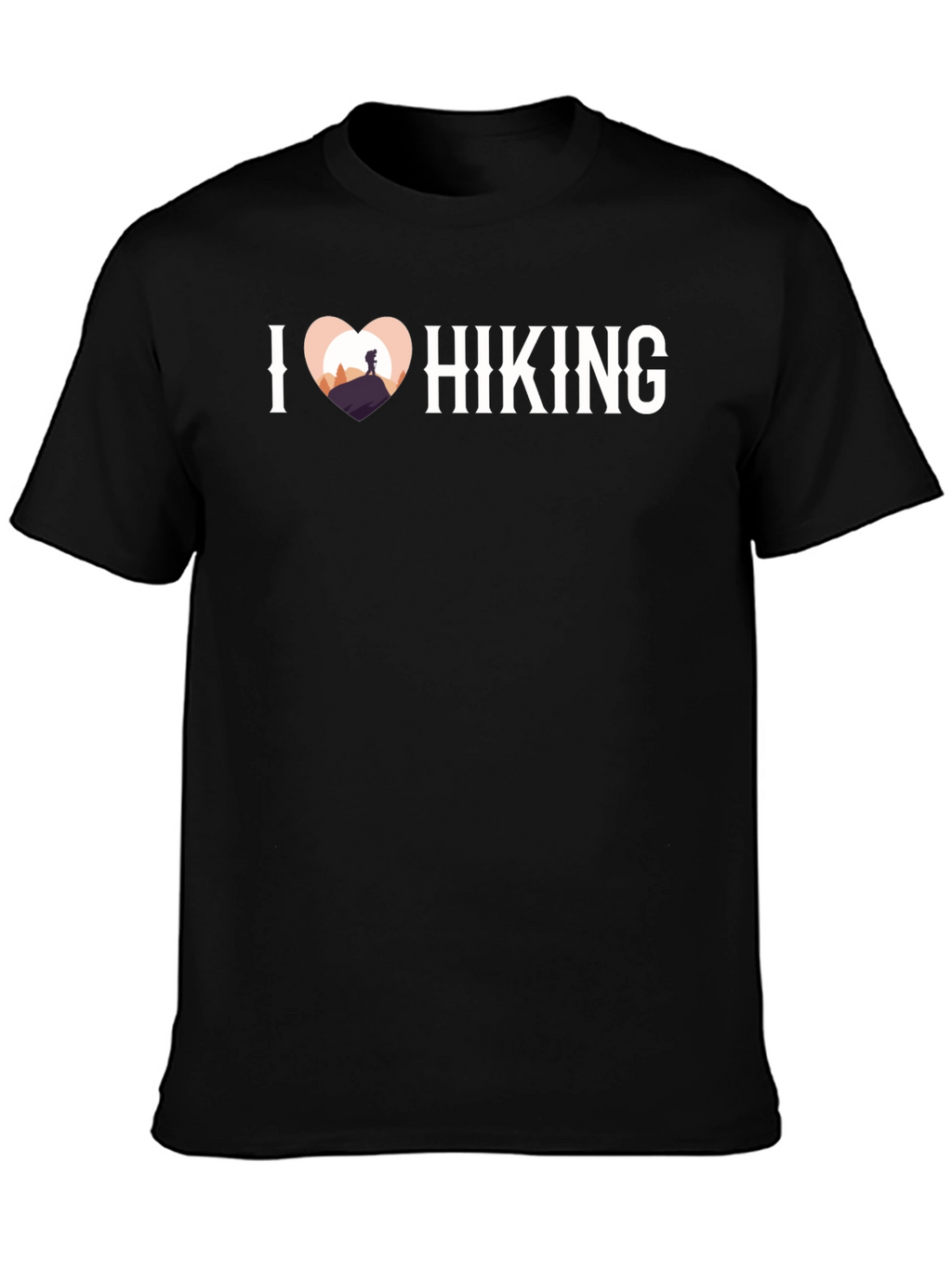 I Heart Hiking Graphic Tee - Adventure Shirt