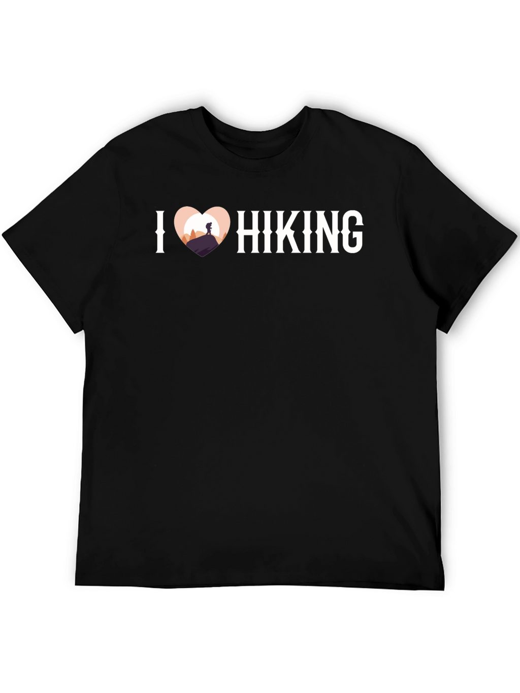 I Heart Hiking Graphic Tee - Adventure Shirt
